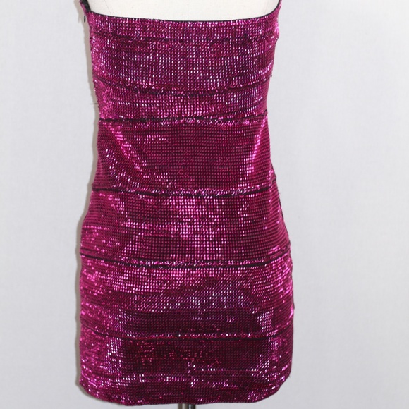 WOW Couture Pink Sequin Gown - Picture 8 of 10